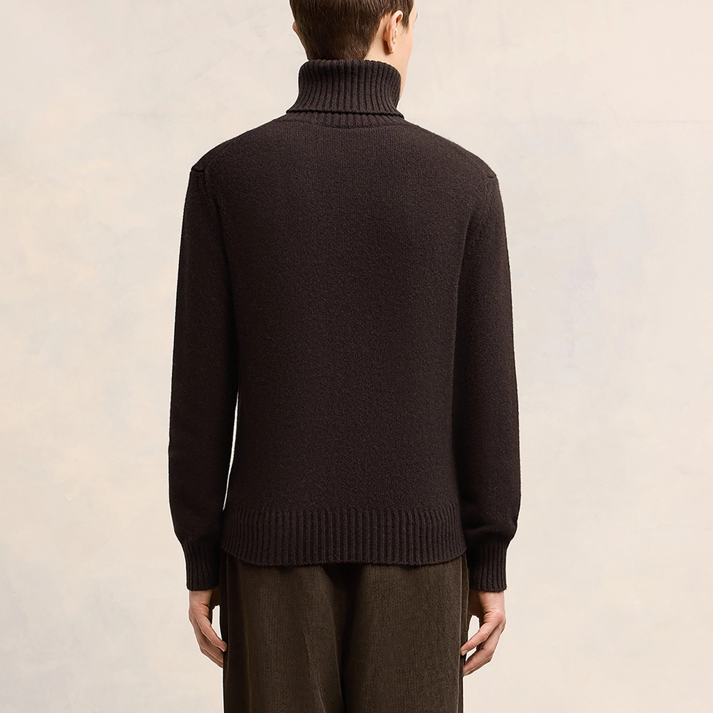 AMI Paris Tonal De Coeur Cashmere-Blend Knit Jumper - M